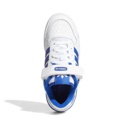 adidas Originals Juniors Forum Low Shoes in White blue