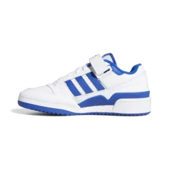 adidas Originals Juniors Forum Low Shoes in White blue