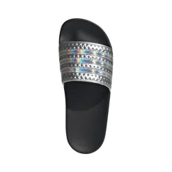 adidas Originals Juniors Adilette Slide Sandals in Black