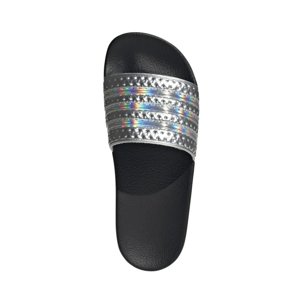 adidas Originals Juniors Adilette Slide Sandals in Black