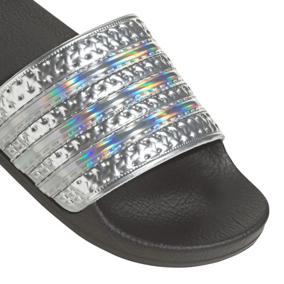 adidas Originals Juniors Adilette Slide Sandals in Black