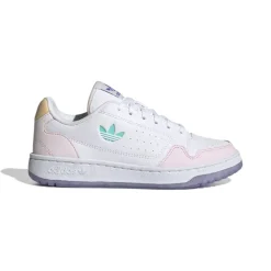 adidas Originals Juniors NY 90 Trainers in White purple