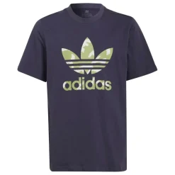 adidas Originals Juniors Camo Graphic T-Shirt in Navy