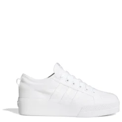 adidas Originals Nizza Low Top Platform Sneakers in White