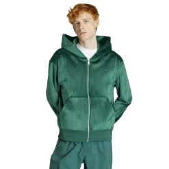 adidas Originals P Ess+ V FulL-Zip in Green