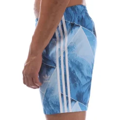 adidas Originals Palm Swim Shorts in Navy