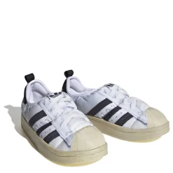 adidas Originals Puffy Superstar Low Top Sneakers in White