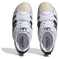 adidas Originals Puffy Superstar Low Top Sneakers in White