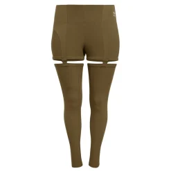 adidas Originals Rib Skinny Fit Legging in Green