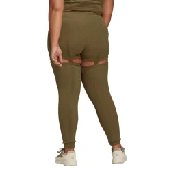 adidas Originals Rib Skinny Fit Legging in Green