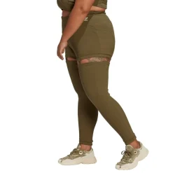 adidas Originals Rib Skinny Fit Legging in Green