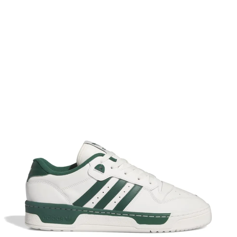 adidas Originals Rivalry Low Trainers in White Green