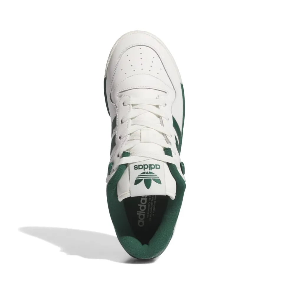 adidas Originals Rivalry Low Trainers in White Green