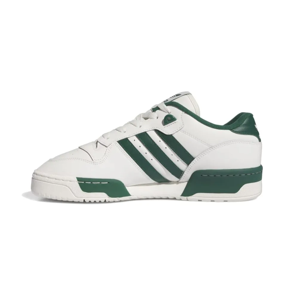 adidas Originals Rivalry Low Trainers in White Green
