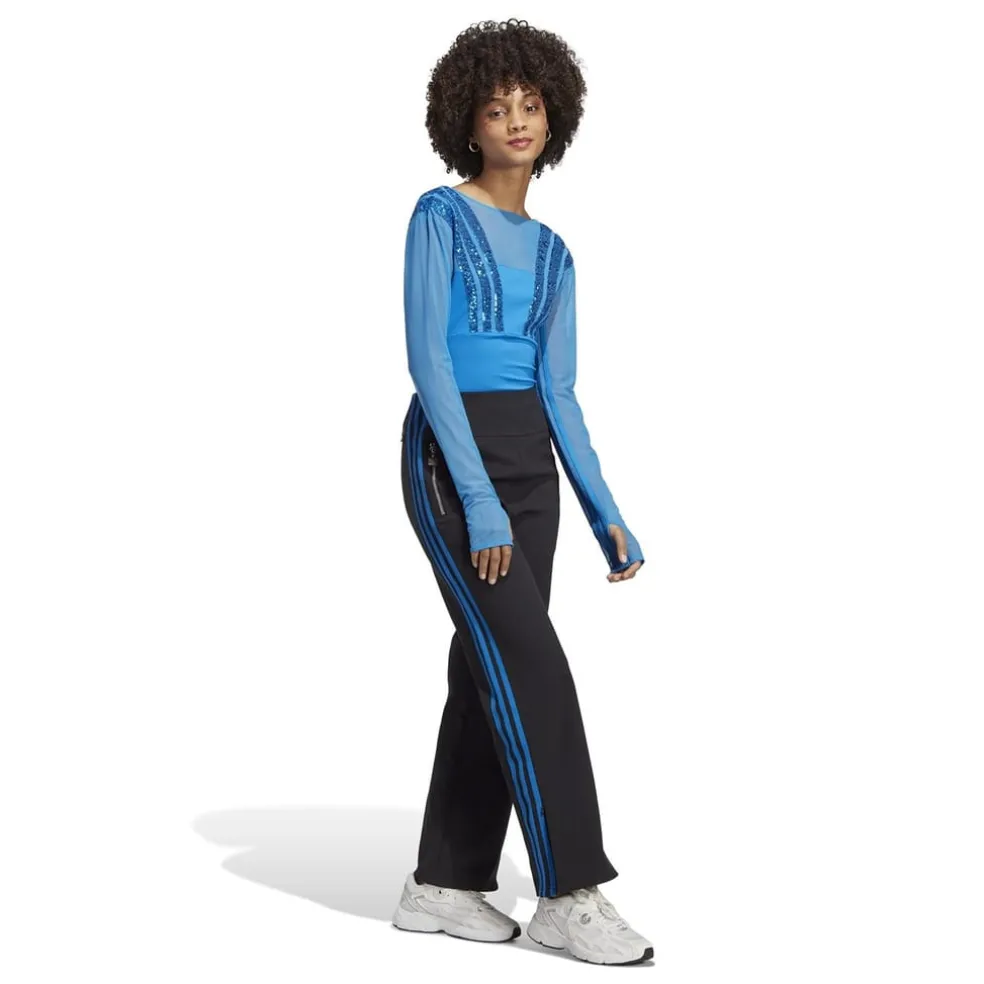 adidas Originals Santiago Slim Fit Scoop Neck Bodysuit in Blue