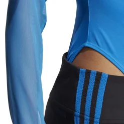 adidas Originals Santiago Slim Fit Scoop Neck Bodysuit in Blue