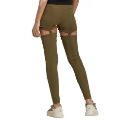 adidas Originals Skinny Fit 2 In 1 Legging in Green