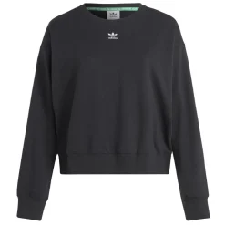 adidas Originals Slim Fit Long Sleeve Sweatshirt in Black