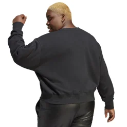 adidas Originals Slim Fit Long Sleeve Sweatshirt in Black