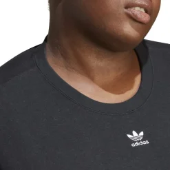 adidas Originals Slim Fit Long Sleeve Sweatshirt in Black