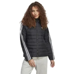 adidas Originals Slim Hooded Puffer Jacket in Black