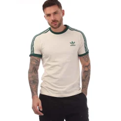 adidas Originals 3-Stripes T-Shirt in White