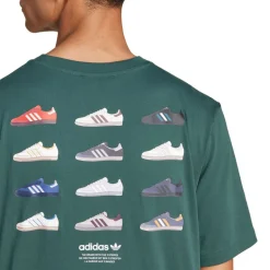 adidas Originals Training Supply Sport 3 T-Shirt in Green