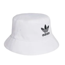 adidas Originals Trefoil Bucket Hat in White