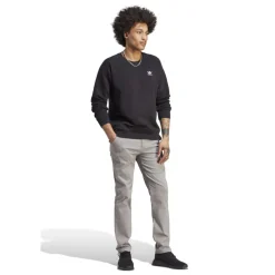 adidas Originals Trefoil Essentials Crewneck Sweatshirt in Black