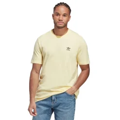 adidas Originals Trefoil Essentials T-Shirt in Yellow
