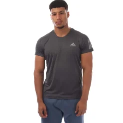 adidas Own The Run T-Shirt in Grey