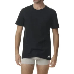 adidas 3pk T-Shirts in Black