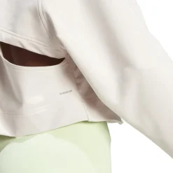 adidas Power Hidden Racerback Overlay Cover Up in Pink