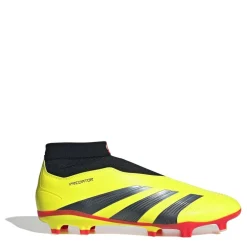 adidas Predator 24 League Laceless Firm Ground Football Boots in Yellow