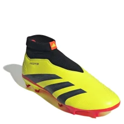 adidas Predator 24 League Laceless Firm Ground Football Boots in Yellow