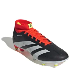 adidas Predator 24 League Soft Ground Football Boots in Black-White