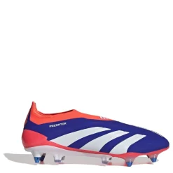 adidas Predator Elite Laceless Soft Ground Football Boots in Blue
