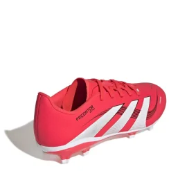 adidas Predator League Childrens Firm Ground Football Boots in Red