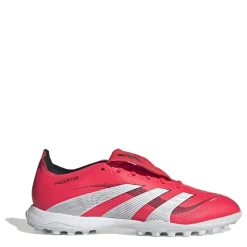 adidas Predator League Fold Over Tongue Astro Turf Football Boots in Red