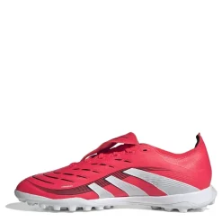adidas Predator League Fold Over Tongue Astro Turf Football Boots in Red