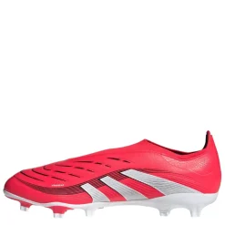 adidas Predator League Laceless Firm Ground Football Boots in Red