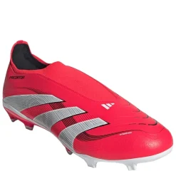 adidas Predator League Laceless Firm Ground Football Boots in Red