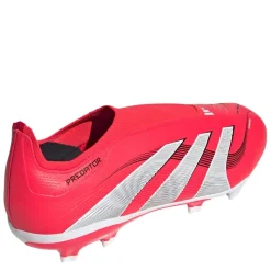adidas Predator League Laceless Firm Ground Football Boots in Red