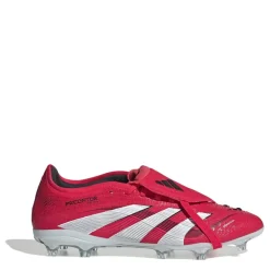 adidas Predator Pro Fold Over Tongue Firm Ground Football Boots in Red