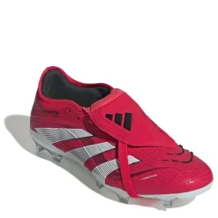 adidas Predator Pro Fold Over Tongue Firm Ground Football Boots in Red