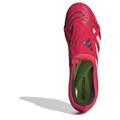 adidas Predator Pro Fold Over Tongue Firm Ground Football Boots in Red