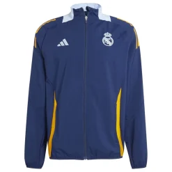 adidas Real Madrid Anthem Jacket 2024 2025 Adults in Blue