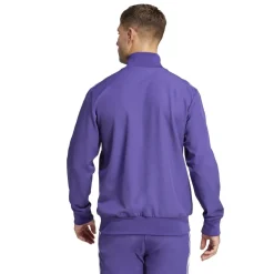 adidas Real Madrid Terraces Icon Tracksuit Top in Purple