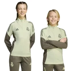 adidas Real Madrid Training Top 2025 2026 Juniors in Green