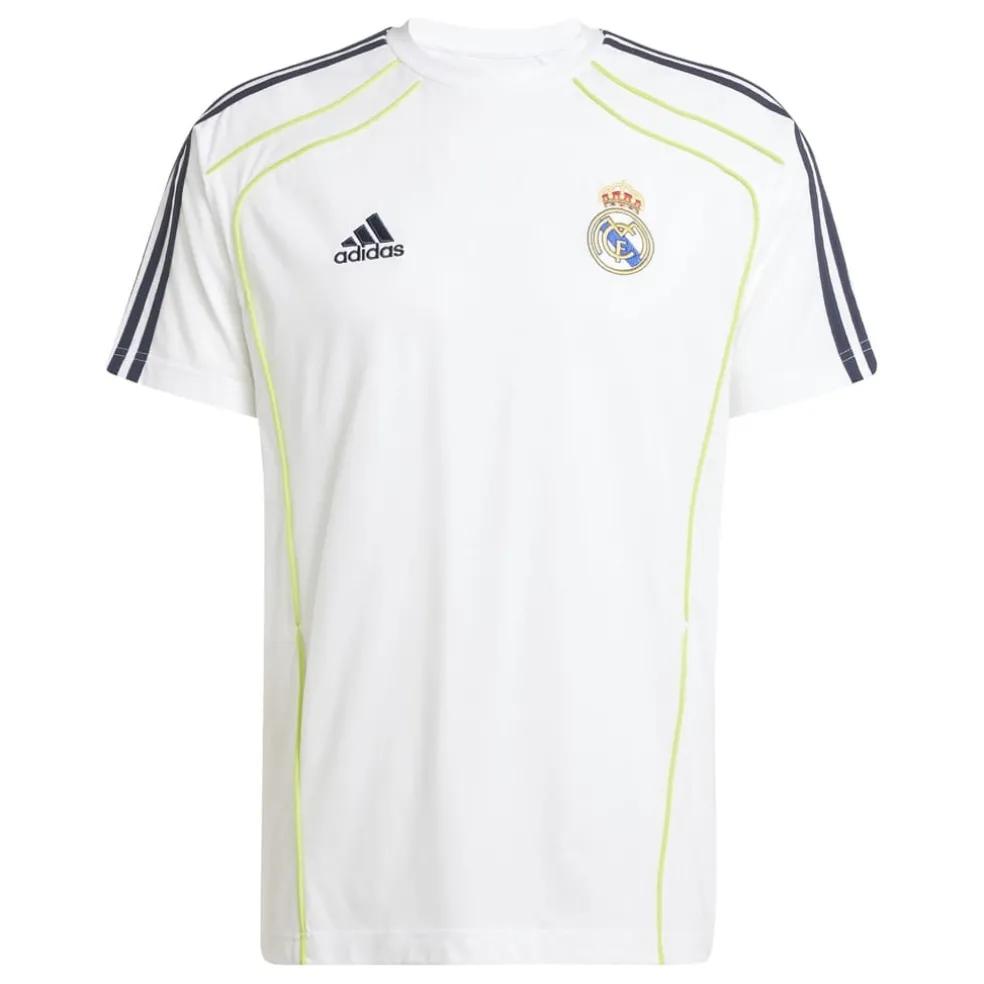 adidas Real Madrid Ubackpack T-Shirt Adults in White
